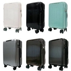 超美品　スーツケース　ブラック　TSAロック付き　ストッパー付きキャスター　キャリーケース　アタッシュケース　旅行　トラベルの画像