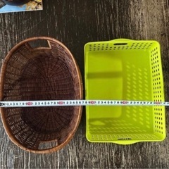 ケース＆バスケット（今月中に処分予定）の画像