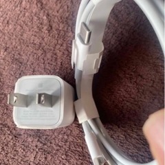 値下げ！Apple純正電源アダプターUSB-C - Lightningケーブル の画像