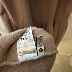 ワンピースカットソー裏起毛の画像