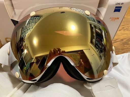 値下　POC ゴーグル ゴールドミラー POC ゴーグル ミラーゴールド アジアンフィット (moro) 恵み野のスキー
