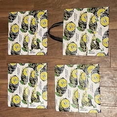 菓子のフランセ レモン柄お菓子の紙袋
の画像