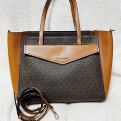 MICHAEL KORS マイケルコース トートバッグ ポーチ 3点セット MK柄の画像