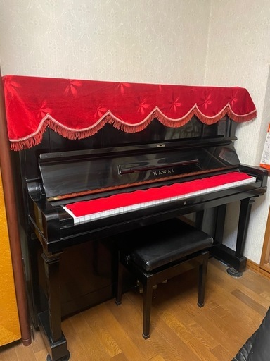 受け渡し予定【福岡県】KAWAI（カワイ）アップライトピアノ｜全鍵音出し確認済