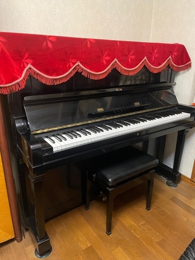受け渡し予定【福岡県】KAWAI（カワイ）アップライトピアノ｜全鍵音出し確認済