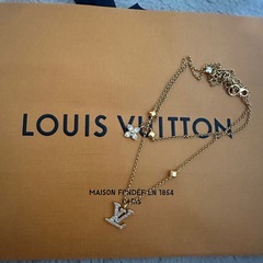 ルイヴィトン レディLV GP ラインストーンネックレスM01845の画像