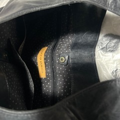 パッカパッカの牛革トートバッグの画像