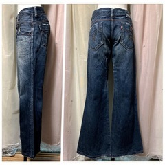 ‪꒰LEVI’S.LADY STYLE꒱‬ヒップハング ベルボトム ジーンズの画像