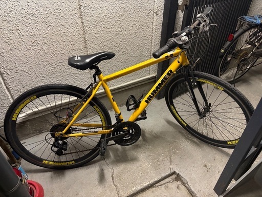 HUMMER 自転車 (やまと) 新川崎のクロスバイクの中古あげます・譲り