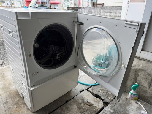 NO B793?福岡市内配送設置無料✨?NA-VG1300R-S ドラム式洗濯乾燥機 Cuble（キューブル） シルバーステンレス [