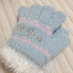 新品ふんわり柔らかいこども手袋の画像
