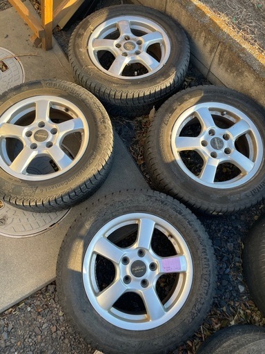 195/65R15タイヤ、ホイール4本