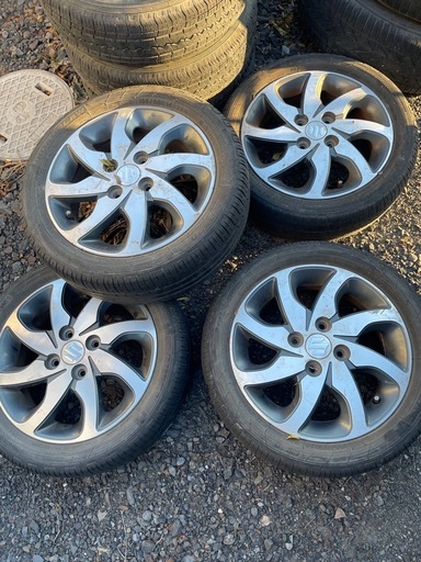 スズキ165/55r14アルミ4本