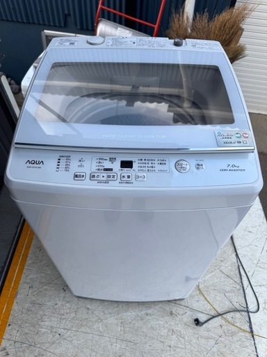 AQUA  7kg 洗濯機 単身用