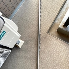 伸縮式 ステンレス物干し竿 2.2〜4.0m（きらきらポール）の画像