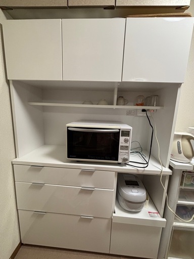 美品 食器棚 カップボード