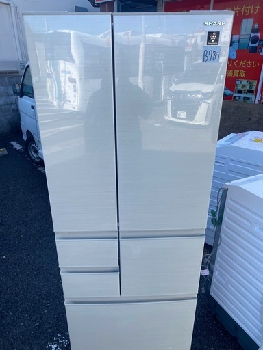 NO B785?福岡市内配送設置無料✨?SJ-F501E-N 冷蔵庫 プラズマクラスター冷蔵庫 ゴールド系 [502L /6ドア /観