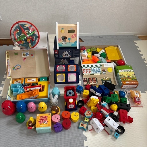 おもちゃ、雑貨の１４点まとめ売り　新品未使用品 知育玩具セット 多色 1歳以上おもちゃまとめ売り (マロ) 備中高松の