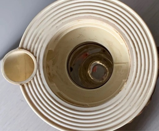 籐ポット 天然素材 魔法瓶 レトロ アンティーク 0.75L (naka moto) 新