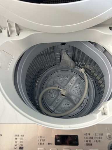 美品　SHARP 2022年　6kg洗濯機　埼玉県川口市から無料配達