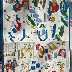 LaQ（ラキュー）BASIC 大量セット／説明書付き／ケース入りの画像