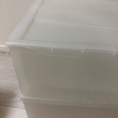 無印良品　衣装ケース・引出式　合計4つ(中１つ・小３つ)の画像