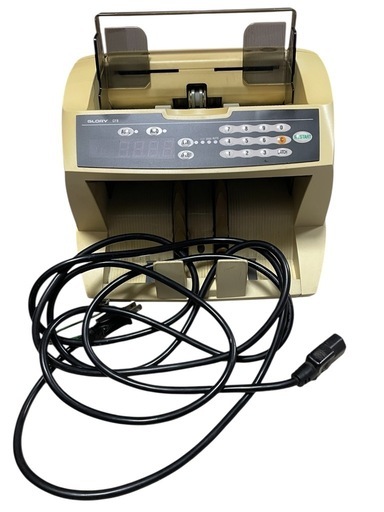 GLORY 紙幣計数機 GFB-80G-E 業務用 高性能 店舗用 札カウンター 動作OK】GLORY 業務用 紙幣計数機 GFB-80（お札カウンター） (ねこ