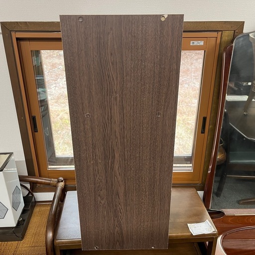 ダークブラウン 木製オープンシェルフ／シンプルで使いやすい✨ (WIN