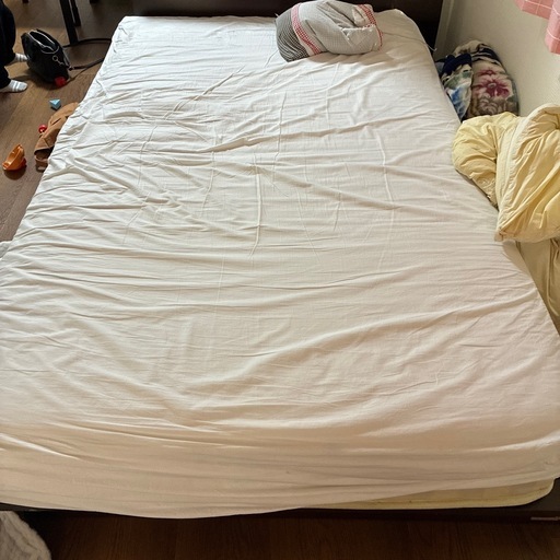 セミダブルベッド (森のくまさん) 常盤のベッドの中古あげます・譲り