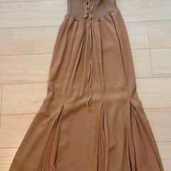 COCODEAL シアープリーツ　ニットコルセットマーメイドスカートの画像