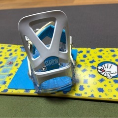 ドラえもん スノーボード100バインディング付きブーツ20.5 ３点セットの画像