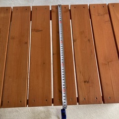 美品ガーデンベンチ90cm縁台
の画像