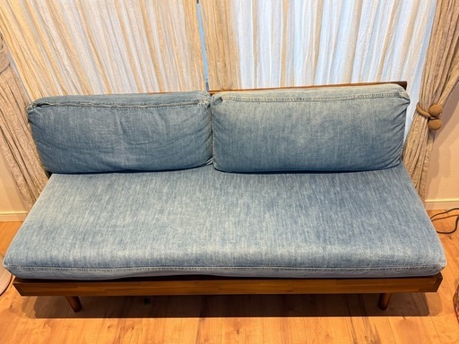【オムニ様専用】unico３点セット　SWELLA デニムカバーリング、ALBERO 2シーター、SIGNEベンチソファ