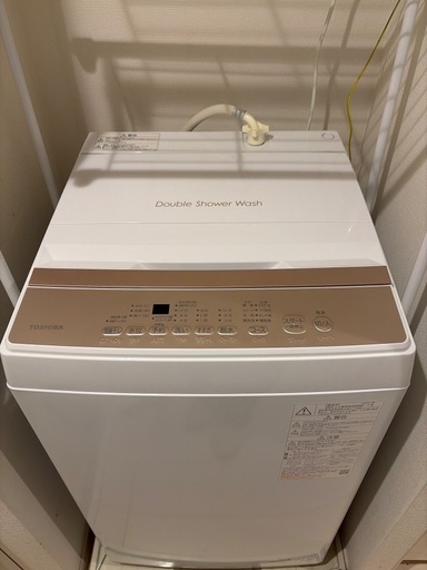 洗濯機　2025年製　TOSHIBA 5kg