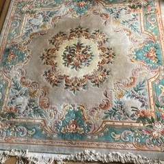 絨毯　じゅうたん　中国段通の画像