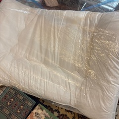 結構キレイ　ニトリセミダブルマット布団セットの画像