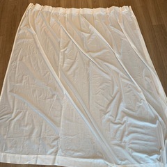 カーテンセット（グリーン遮光2枚、レース2枚）の画像