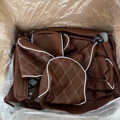 Seatflex シートカバー トヨタ ポルテ 専用 完全フィット NCP141、NCP145、NSP140、NSP141 可愛い フルストライプ 防水防汚 耐磨耗 2 列 5 人乗りの画像