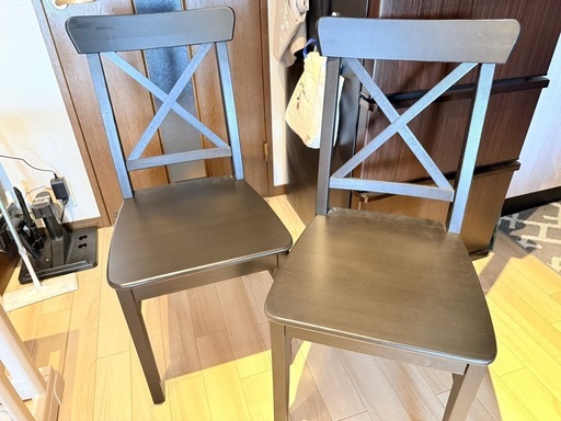 IKEA INGOLF ダイニングチェア 2脚セット (るるる) 東川口の椅子