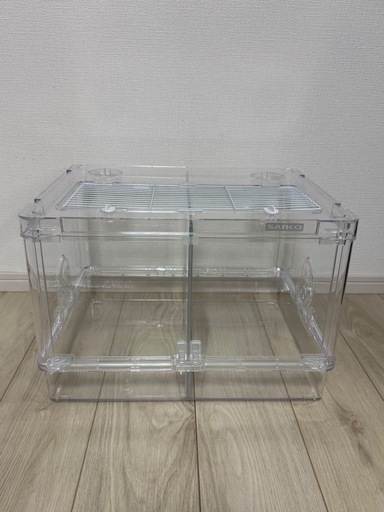 【引取り限定】1回使用のみ美品！シャイニー45＋別売仕切りパネル＋給水器2本