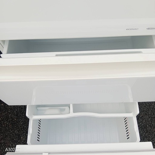 A018 送料設置無料Panasonic自動製氷機能付大型冷蔵庫315L (白家電