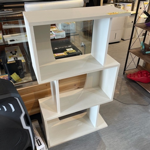 棚】【3段シェルフ】クリーニング済み【管理番号0125】野 (ミライ