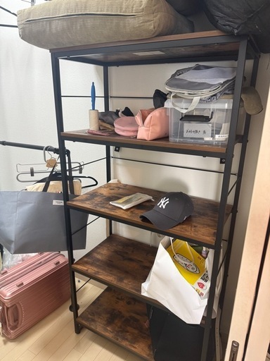 シェルフ(N ステイン 1680 BR) 中古 ニトリ シェルフ(N ステイン 1680 BR) (あみ) 淀屋橋の収納家具《棚