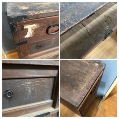 希少 明治時代 アンティーク 箪笥 レトロ タンス 時代箪笥 和家具の画像