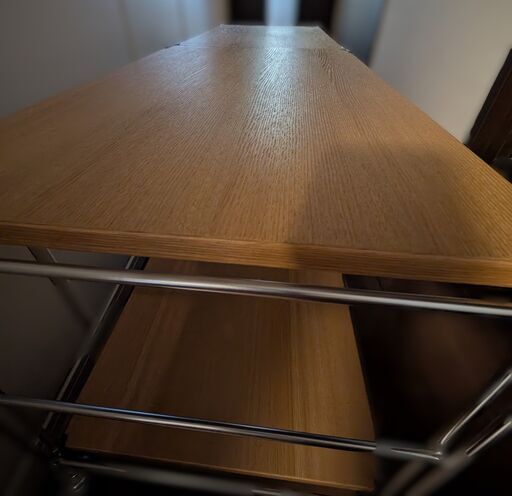 無印良品 ステンレスユニットシェルフ・タモ材棚セット (らくだいち