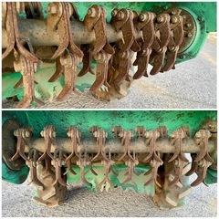  バロネス ハンマーナイフモア　HMB-71 7.5馬力　ガソリンエンジン　 自走式草刈機　作動品　引き取り限定　発送不可の画像