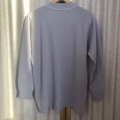 PALLS PYRA お花刺繍 ライラック色 薄手ニット 毛30% M-Lの画像