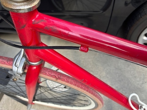 中古自転車　赤　サカモトテクノ　700c