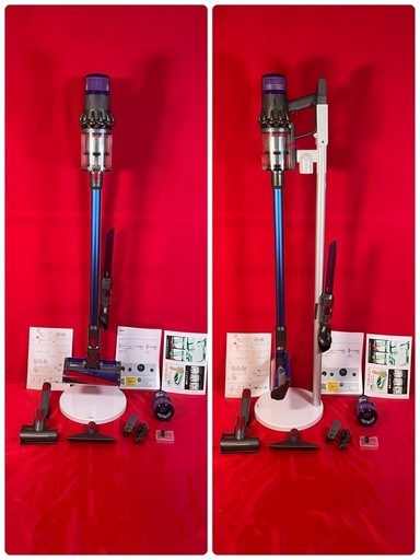 ダイソン③SV14V11純正スタンド ２ヘッドから選択 長さ違う２本のパイプ装備 ダイソン③SV14V11純正スタンド 2ヘッドから選択 長さ違う2本の