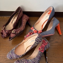 【8足セット】ブーツ 靴  パンプス スニーカーの画像